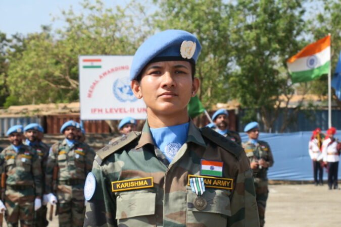 All Indian women platoon land in Abyei for UN peacekeeping mission