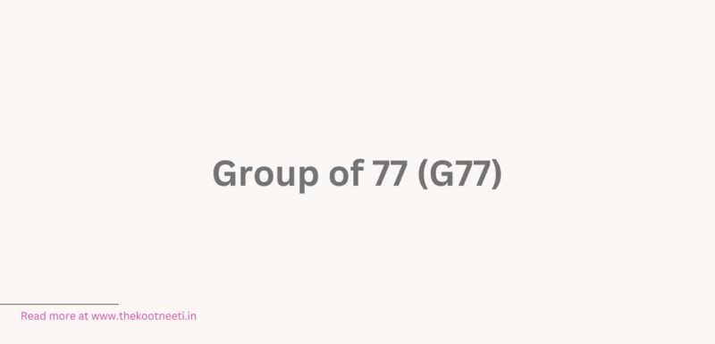 Group Of 77 (G77): Understanding The International Organization For ...